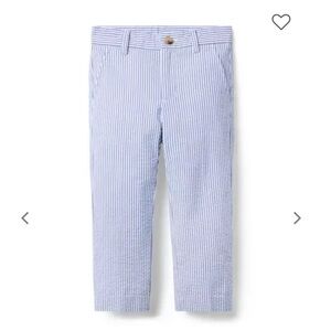 NWT- Janie and Jack Navy and White Striped Trousers